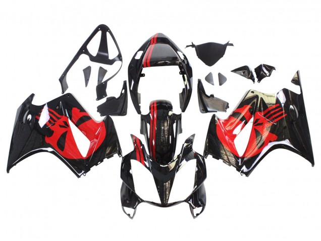 Carenados Moto Honda VFR 800 2002-2013 - Negro Brillante Rojo