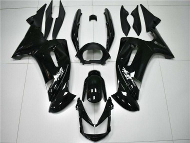 Carenados Moto Kawasaki EX650 2006-2008 - Negro Brillante Blanco