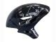 Carenados Moto Honda CBR1000RR 2004-2005 - Plata Negro Brillante Rojo Raya