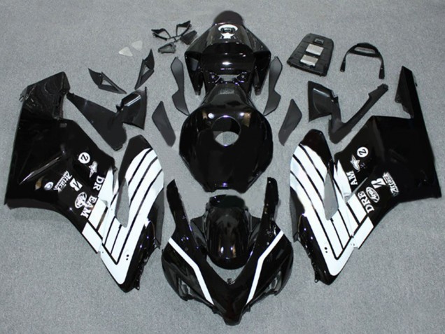 Carenados Moto Honda CBR1000RR 2004-2005 - Negro Brillante Blanco
