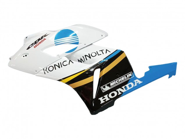 Carenados Moto Honda CBR1000RR 2004-2005 - Blanco Azul Claro Amarillo Negro Konica Minolta