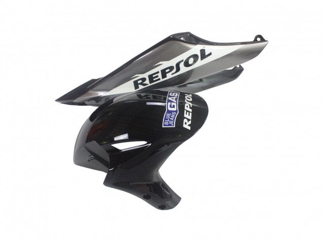 Kits Carenado Moto Honda CBR1000RR 2004-2005 - Plata Blanco Negro Brillante Repsol