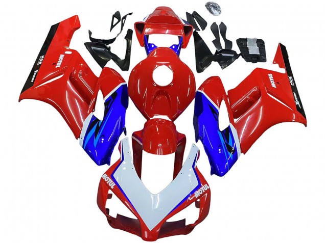 Carenados Moto Honda CBR1000RR 2004-2005 - Rojo Azul Blanco Negro Motul