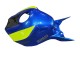 Carenados Moto Honda CBR1000RR 2006-2007 - Azul Fluorescent Verde Negro Brillante Tiburón 46