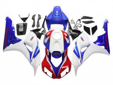 Carenado Moto Honda CBR1000RR 2006-2007 - Blanco Rojo Azul HRC