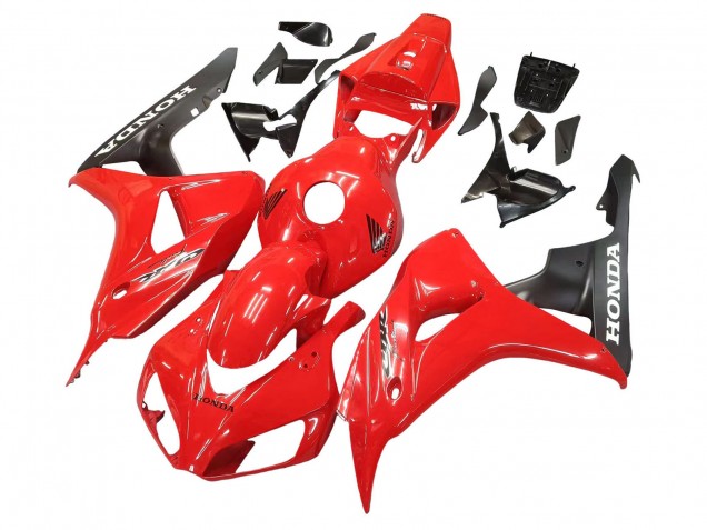 Carenados Moto Honda CBR1000RR 2006-2007 - Rojo Negro Mate