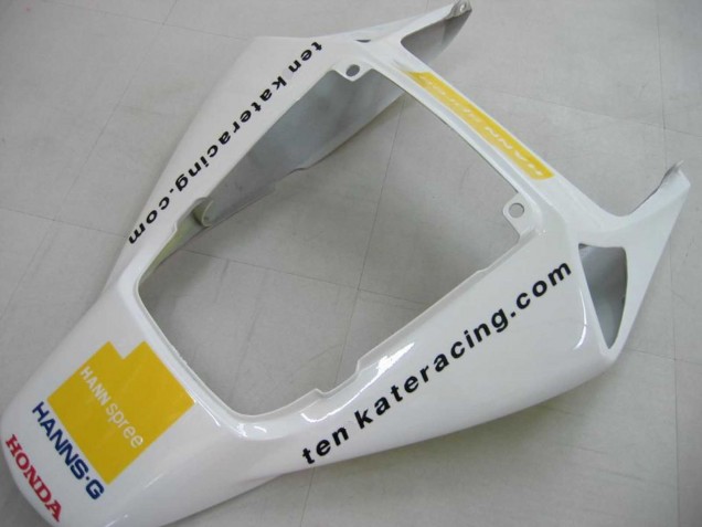 Carenados Moto Honda CBR1000RR 2006-2007 - Blanco Verde Negro Brillante Hannspree 52