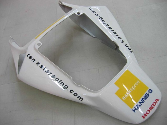 Carenados Moto Honda CBR1000RR 2006-2007 - Blanco Verde Negro Brillante Hannspree 52