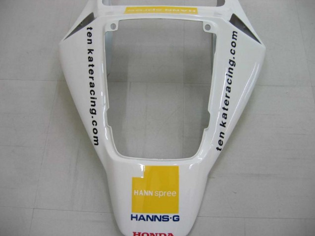Carenados Moto Honda CBR1000RR 2006-2007 - Blanco Verde Negro Brillante Hannspree 52