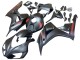 Carenados Moto Honda CBR1000RR 2006-2007 - Negro Mate Rojo Calcomanías