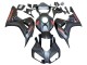 Carenados Moto Honda CBR1000RR 2006-2007 - Negro Mate Rojo Calcomanías
