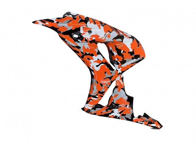 Carenados Moto Honda CBR1000RR 2006-2007 - Negro Naranja Plata Camouflage