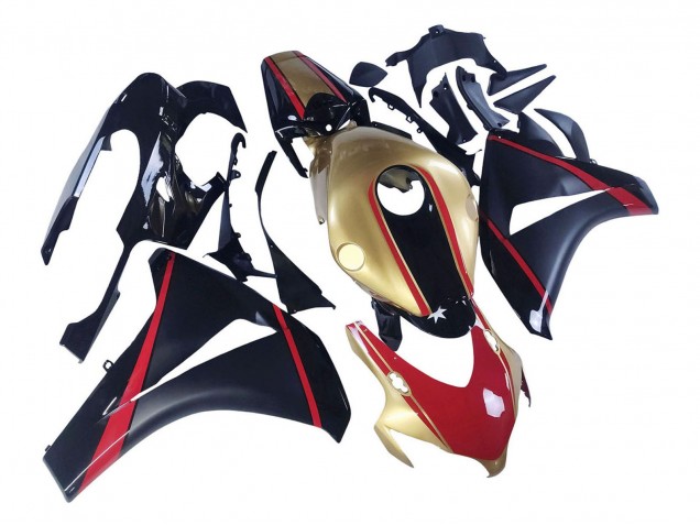 Carenados Moto Honda CBR1000RR 2008-2011 - Oro Rojo Negro Brillante