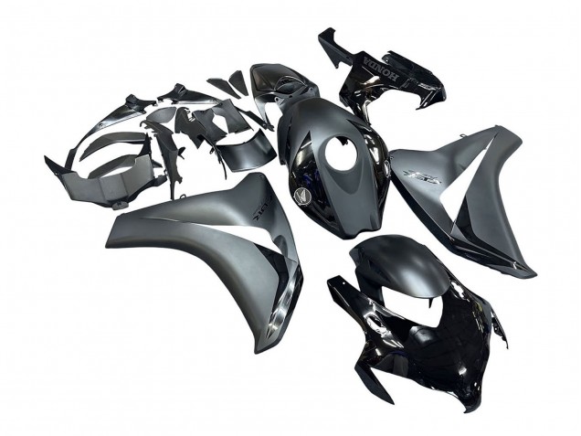 Carenados Moto Honda CBR1000RR 2008-2011 - Gris Negro Brillante