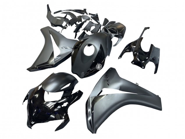 Carenados Moto Honda CBR1000RR 2008-2011 - Gris Negro Brillante