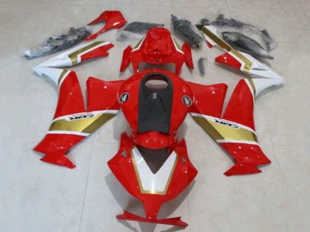 Carenados Moto Honda CBR1000RR 2012-2016 - Blanco Rojo Oro