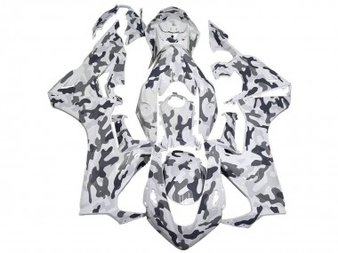 Carenados Moto Honda CBR1000RR 2017-2023 - Blanco Gris Camouflage