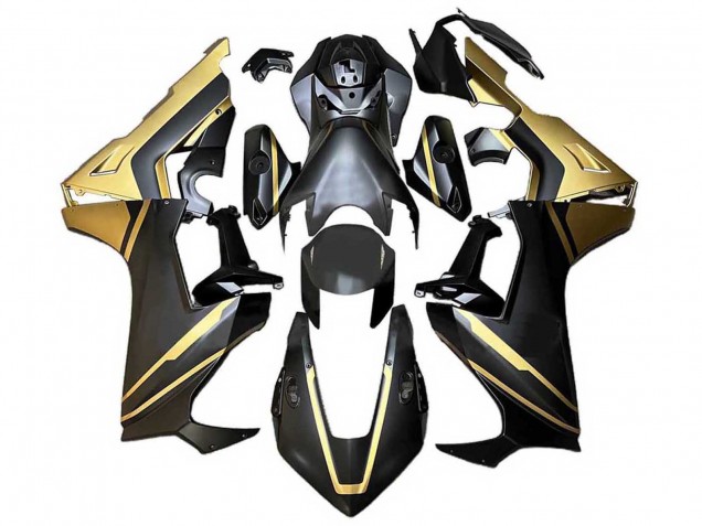 Carenado Moto Honda CBR1000RR 2017-2023 - Oro Negro Mate