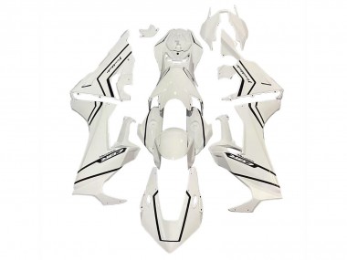 Carenados Moto Honda CBR1000RR 2017-2023 - Blanco Negro Raya Fireblade