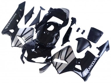 Carenados Moto Honda CBR600RR 2003-2004 - Plata Negro Brillante