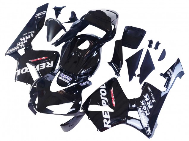 Carenados Moto Honda CBR600RR 2003-2004 - Negro Brillante Blanco Repsol