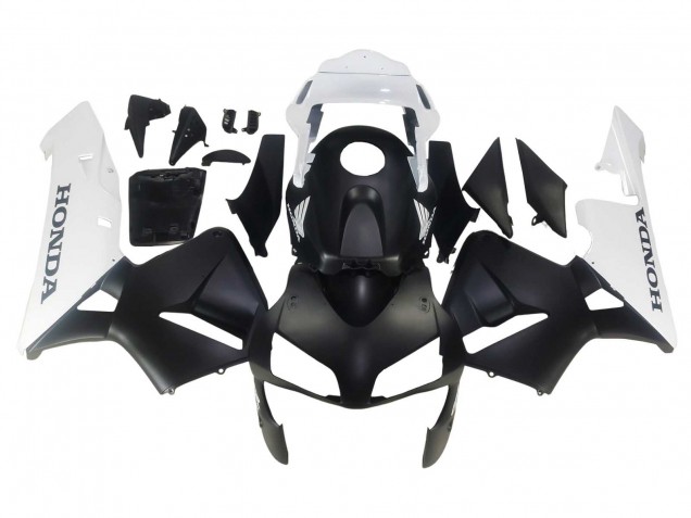 Carenados Moto Honda CBR600RR 2003-2004 - Blanco Negro Mate