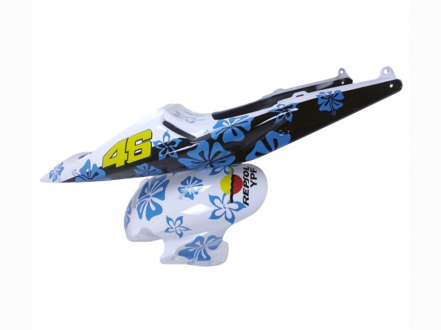 Carenados Moto Honda CBR600RR 2003-2004 - Blanco Azul Rojo Nastro Azzurro 46