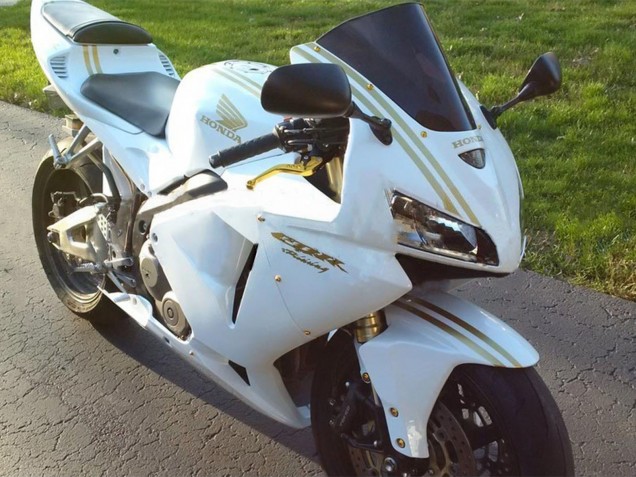 Carenados Moto Honda CBR600RR 2005-2006 - Blanco Oro