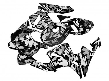 Carenados Moto Honda CBR600RR 2005-2006 - Negro Blanco Gris Camouflage