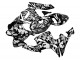 Carenados Moto Honda CBR600RR 2005-2006 - Negro Blanco Gris Camouflage