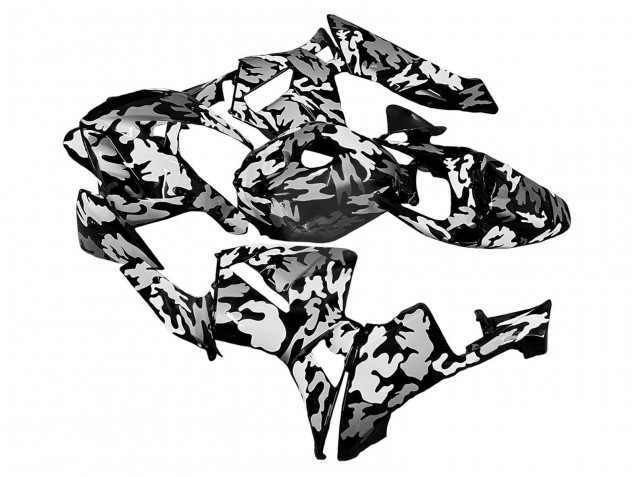 Carenados Moto Honda CBR600RR 2005-2006 - Negro Blanco Gris Camouflage