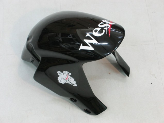 Carenados Moto Honda CBR600RR 2005-2006 - Negro Brillante Blanco West