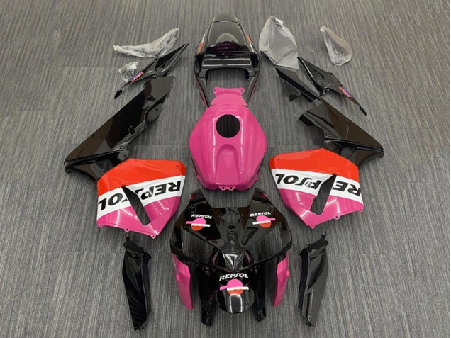 Carenados Moto Honda CBR600RR 2005-2006 - Rosa Rojo Negro Repsol