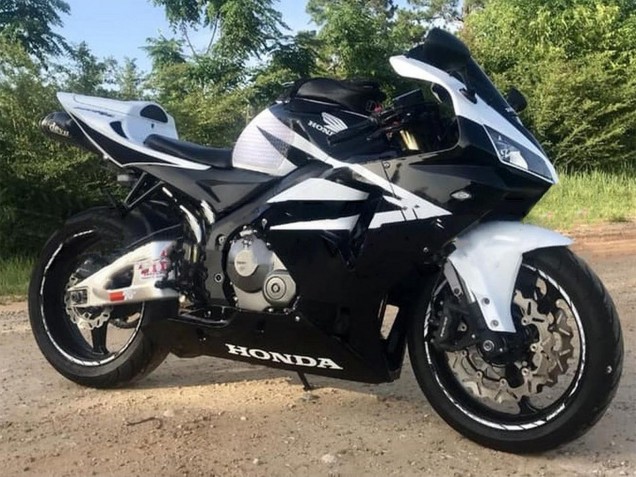 Carenado Moto Honda CBR600RR 2005-2006 - Blanco Negro