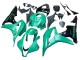 Carenado Moto Honda CBR600RR 2007-2008 - Verde Negro Brillante