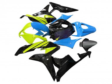 Carenados Moto Honda CBR600RR 2007-2008 - Azul Amarillo Negro Brillante