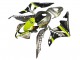 Carenados Moto Honda CBR600RR 2007-2008 - Gris Fluorescent Amarillo Tiburón