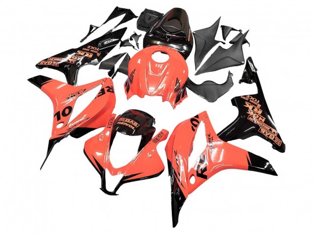 Carenados Moto Honda CBR600RR 2007-2008 - Naranja Negro Brillante Repsol