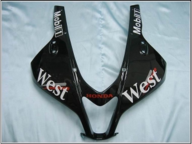 Carenados Moto Honda CBR600RR 2007-2008 - Negro Brillante Blanco West