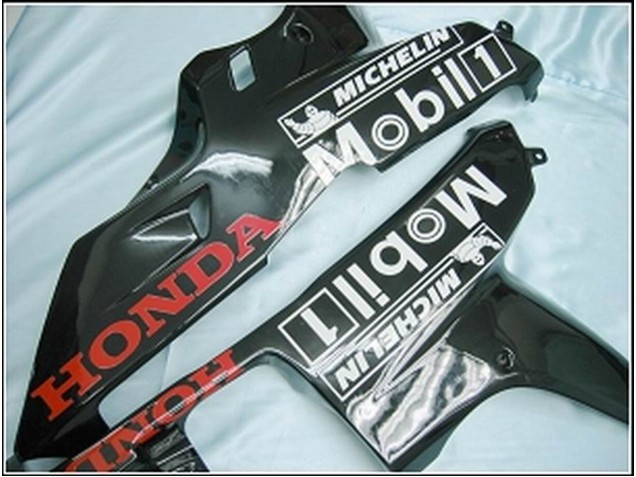 Carenados Moto Honda CBR600RR 2007-2008 - Negro Brillante Blanco West