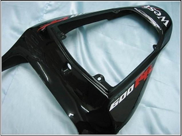 Carenados Moto Honda CBR600RR 2007-2008 - Negro Brillante Blanco West