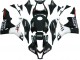 Carenados Moto Honda CBR600RR 2007-2008 - Negro Brillante Blanco West