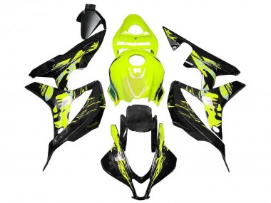 Carenados Moto Honda CBR600RR 2007-2008 - Amarillo Negro Brillante