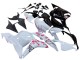 Carenados Moto Honda CBR600RR 2009-2012 - Blanco Cherry Blossom Negro Brillante