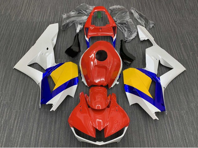 Carenados Moto Honda CBR600RR 2009-2012 - Blanco Azul Amarillo Rojo