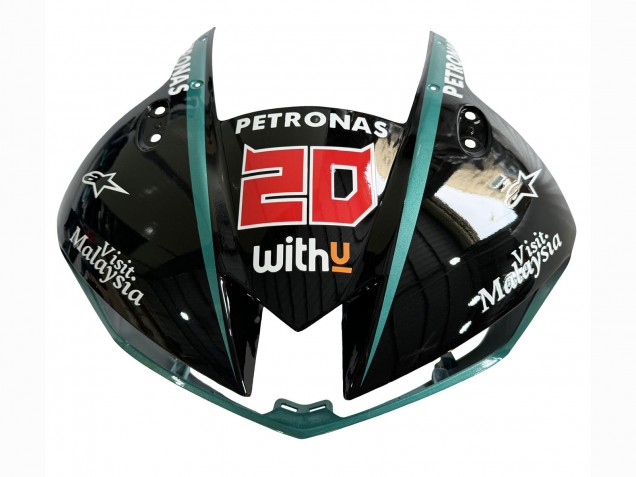 Carenado Moto Honda CBR600RR 2013-2026 - Azul Verdoso Negro Brillante Petronas 20