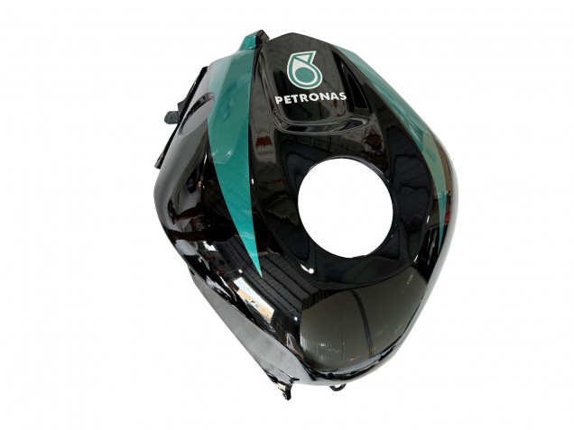 Carenado Moto Honda CBR600RR 2013-2026 - Azul Verdoso Negro Brillante Petronas 20