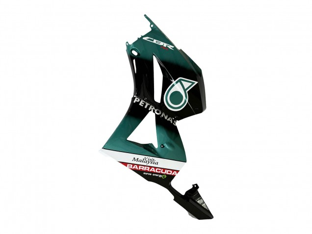 Carenado Moto Honda CBR600RR 2013-2026 - Azul Verdoso Negro Brillante Petronas 20