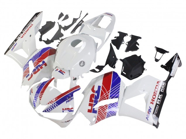 Carenado Moto Honda CBR600RR 2013-2026 - Blanco Rojo Azul HRC