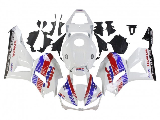 Carenado Moto Honda CBR600RR 2013-2026 - Blanco Rojo Azul HRC